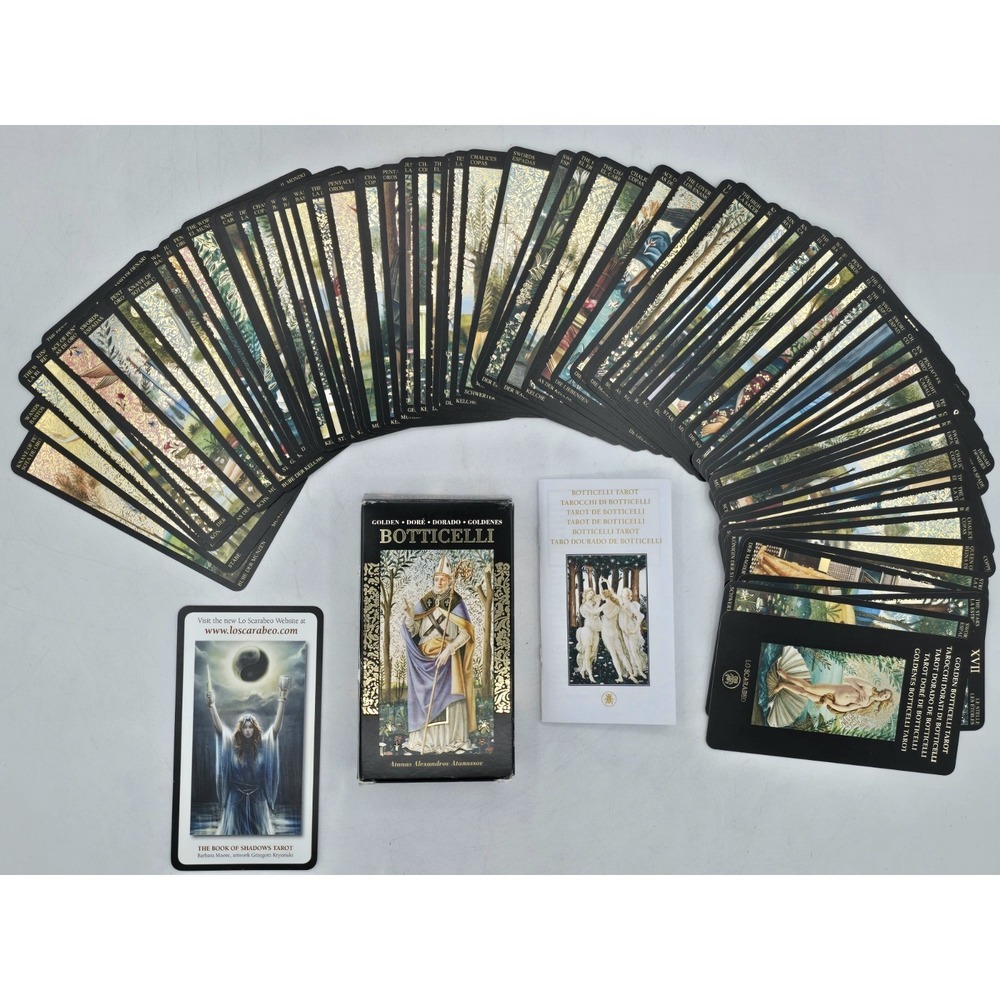 BOTTICELLI TAROT Lo Scarabeo 78 Cards Fortune Tarot Italy